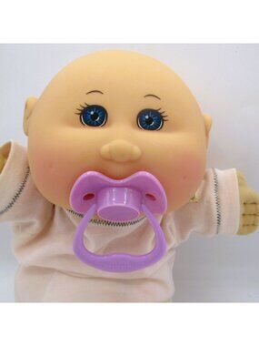 2006 Play Along Cabbage Patch Kids PA 28 Paci Face Doll Baby 13" Blue Eyes Pacif